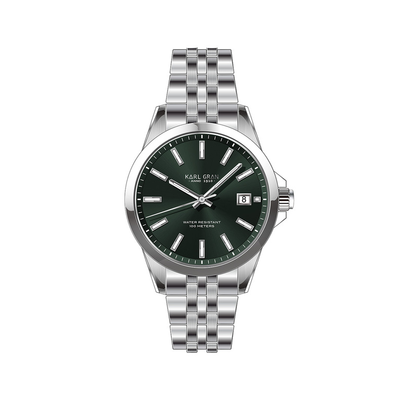 En elegant Karl Gran Fejan Green,  med naturligt utseende och känsla. Detaljerad utformning med realistiskt bladverk. 