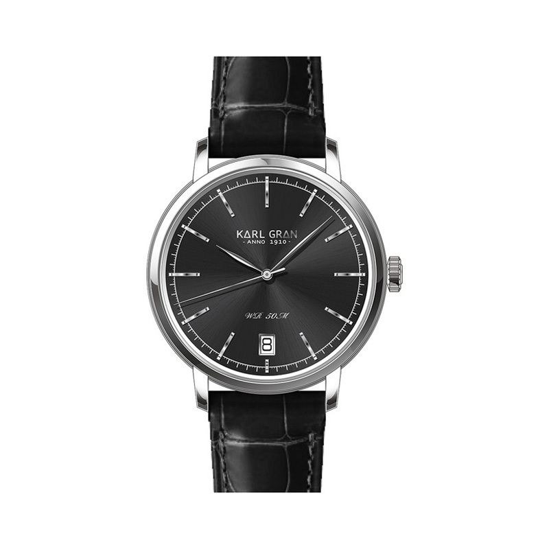 En elegant Karl Gran Väddö Black,  med naturligt utseende och känsla. Detaljerad utformning med realistiskt bladverk. 