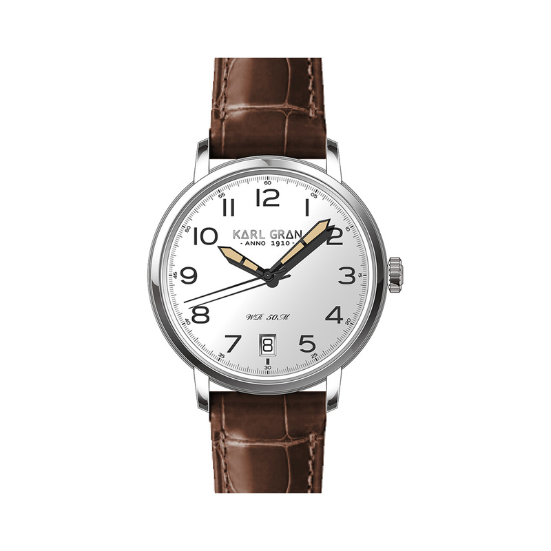 En elegant Karl Gran Husarö Silver w/af ,  med naturligt utseende och känsla. Detaljerad utformning med realistiskt bladverk. 