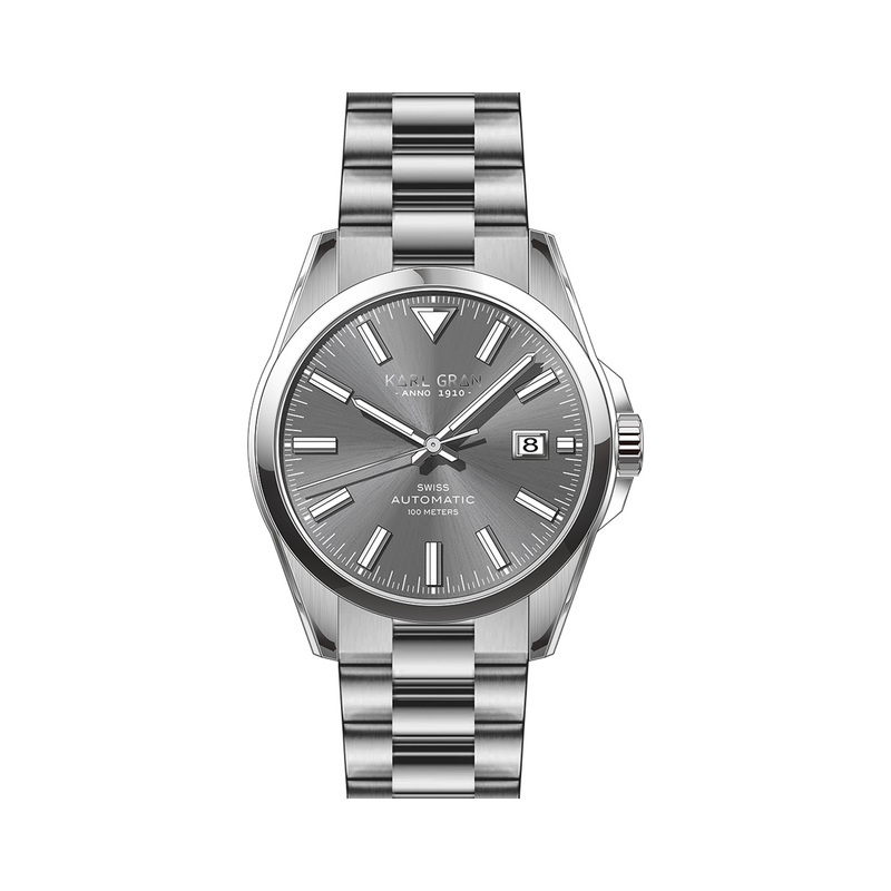 En elegant Karl Gran Vätö Grey,  med naturligt utseende och känsla. Detaljerad utformning med realistiskt bladverk. 